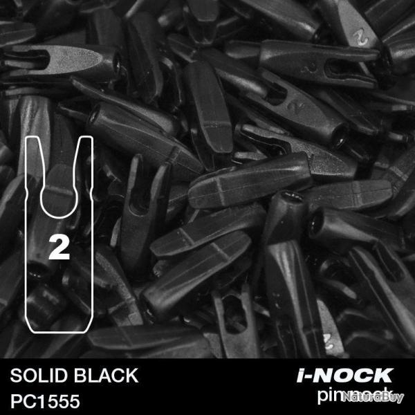 FLEX - Encoche Pin i-NOCK 2 Recurve Large SOLID BLACK