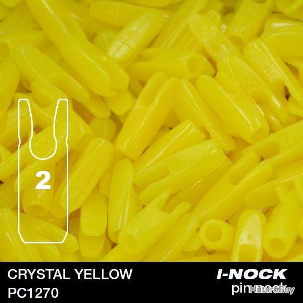 FLEX - Encoche Pin i-NOCK 2 Recurve Large CRYSTAL YELLOW