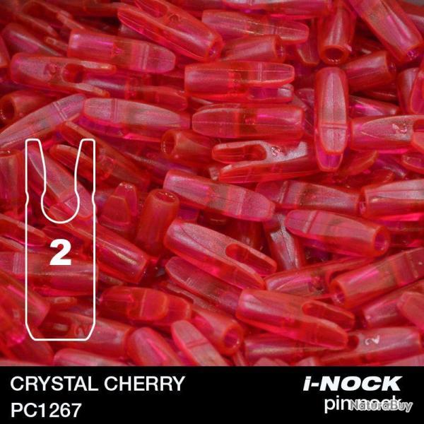 FLEX - Encoche Pin i-NOCK 2 Recurve Large CRYSTAL CHERRY