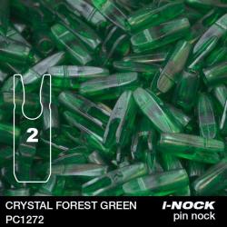 FLEX - Encoche Pin i-NOCK 2 Recurve Large CRYSTAL FOREST GREEN