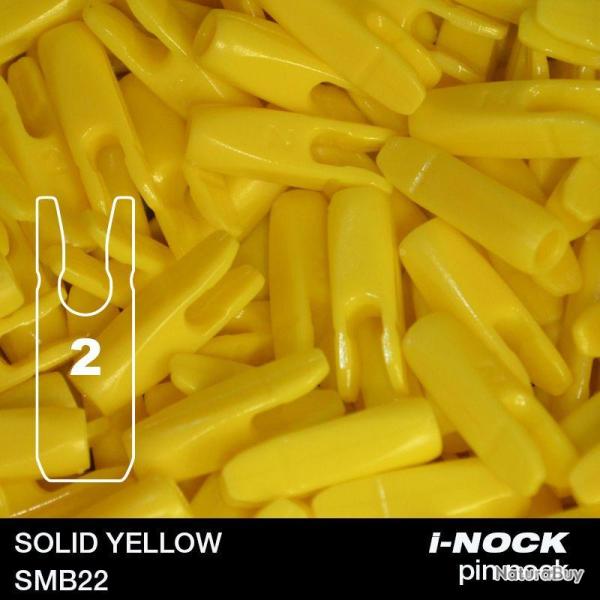 FLEX - Encoche Pin i-NOCK 2 Recurve Large SOLID YELLOW
