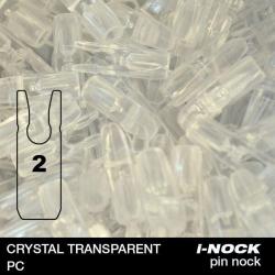 FLEX - Encoche Pin i-NOCK 2 Recurve Large CRYSTAL TRANSPARENT