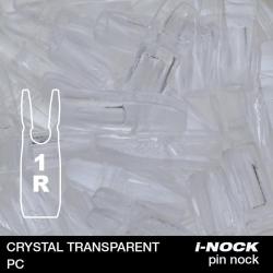 FLEX - Encoche Pin i-NOCK 1R Recurve Small CRYSTAL TRANSPARENT