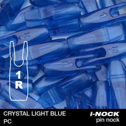 FLEX - Encoche Pin i-NOCK 1R Recurve Small CRYSTAL LIGHT BLUE