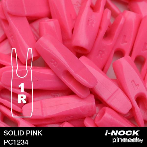 FLEX - Encoche Pin i-NOCK 1R Recurve Small SOLID PINK