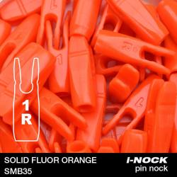 FLEX - Encoche Pin i-NOCK 1R Recurve Small SOLID FLUOR ORANGE