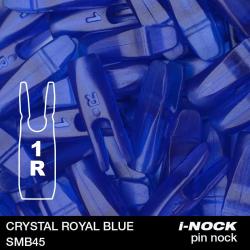 FLEX - Encoche Pin i-NOCK 1R Recurve Small CRYSTAL ROYAL BLUE