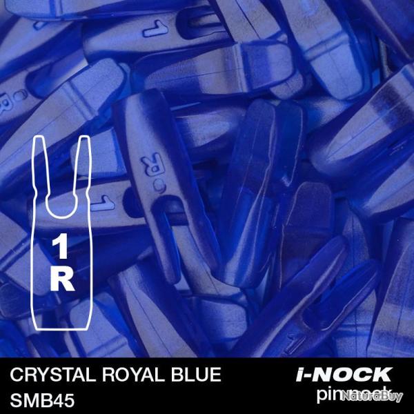 FLEX - Encoche Pin i-NOCK 1R Recurve Small CRYSTAL ROYAL BLUE