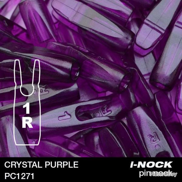 FLEX - Encoche Pin i-NOCK 1R Recurve Small CRYSTAL PURPLE