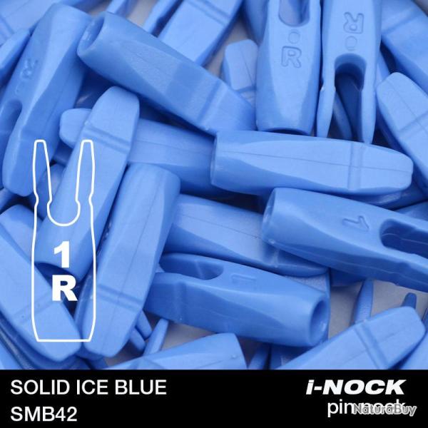 FLEX - Encoche Pin i-NOCK 1R Recurve Small SOLID ICE BLUE