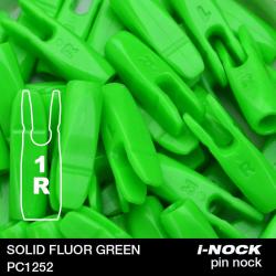 FLEX - Encoche Pin i-NOCK 1R Recurve Small SOLID FLUOR GREEN