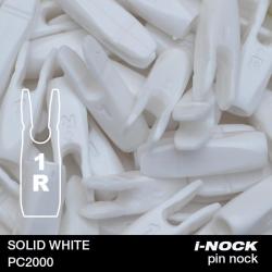 FLEX - Encoche Pin i-NOCK 1R Recurve Small SOLID WHITE
