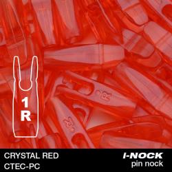 FLEX - Encoche Pin i-NOCK 1R Recurve Small CRYSTAL RED