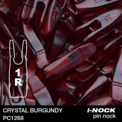 FLEX - Encoche Pin i-NOCK 1R Recurve Small CRYSTAL BURGUNDY