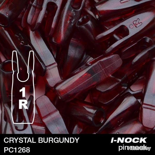 FLEX - Encoche Pin i-NOCK 1R Recurve Small CRYSTAL BURGUNDY