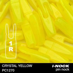FLEX - Encoche Pin i-NOCK 1R Recurve Small CRYSTAL YELLOW