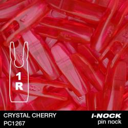 FLEX - Encoche Pin i-NOCK 1R Recurve Small CRYSTAL CHERRY