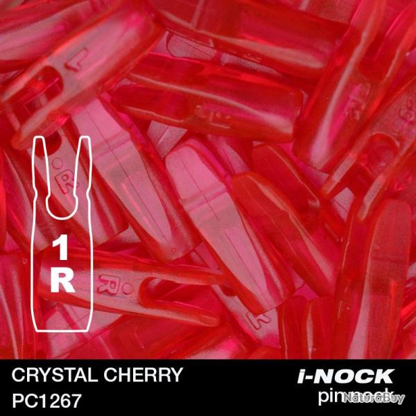FLEX - Encoche Pin i-NOCK 1R Recurve Small CRYSTAL CHERRY