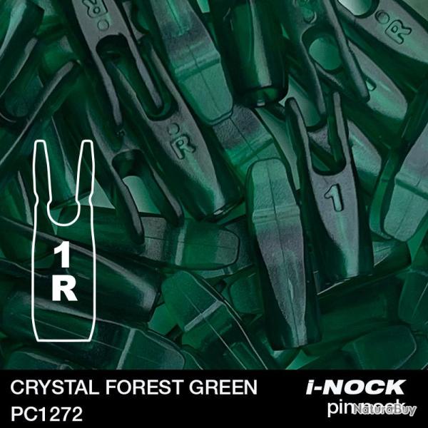 FLEX - Encoche Pin i-NOCK 1R Recurve Small CRYSTAL FOREST GREEN