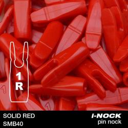 FLEX - Encoche Pin i-NOCK 1R Recurve Small SOLID RED