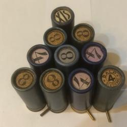 10 Cartouches Calibre 12 &agrave; Broche Plomb 4