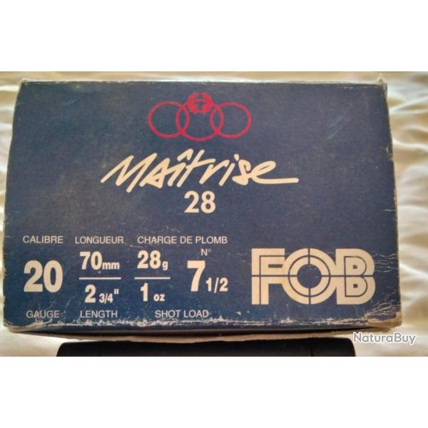 1 bo�te cartouche calibre 20