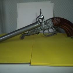 pistolet double canon juxtapos&eacute; . r&eacute;plique.