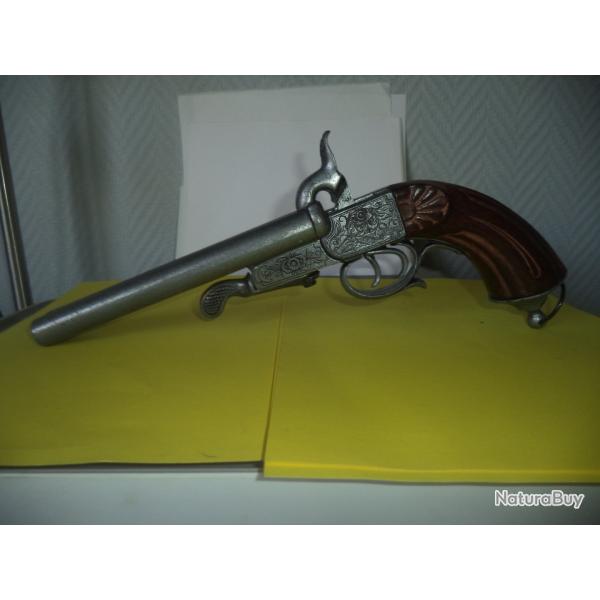 pistolet double canon juxtapos� . r�plique.