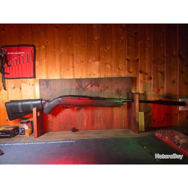 Crosman repeatair 1077 avec silencieux.