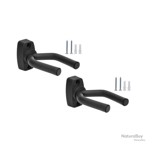 PAIRE DE SUPPORTS MURAUX POUR ARMES - ROBUSTE, COMPACT ET FACILE � INSTALLER