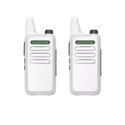 PACK 2 TALKIES-WALKIES BAOFENG T20 - BLANC - LIVRAISON GRATUITE