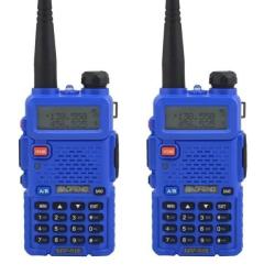 PACK 2 TALKIES-WALKIES BAOFENG UV-5R - BLEU - LIVRAISON GRATUITE