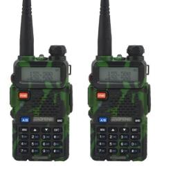 PACK 2 TALKIES-WALKIES BAOFENG UV-5R - CAMOUFLAGE - LIVRAISON GRATUITE