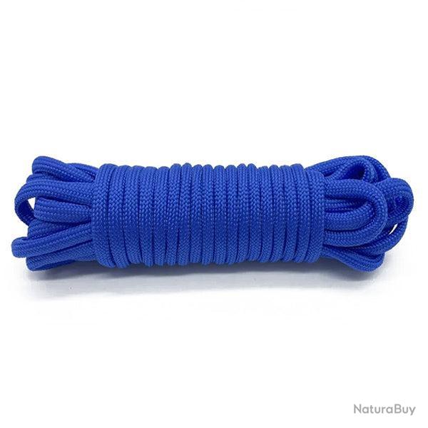 PARACORDE TYPE III 7 BRINS - BLEUE 30 M�TRES - LIVRAISON GRATUITE