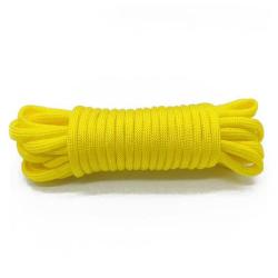 PARACORDE TYPE III 7 BRINS - JAUNE 5 M&Egrave;TRES - LIVRAISON GRATUITE