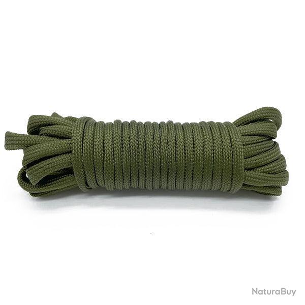 PARACORDE TYPE III 7 BRINS - VERTE 5 M�TRES - LIVRAISON GRATUITE
