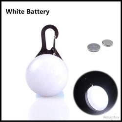 PENDENTIF LED BLANCHE POUR CHIEN - LIVRAISON GRATUITE