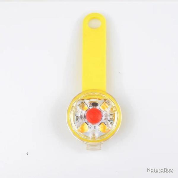 PENDENTIF � LED JAUNE POUR CHIEN
