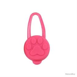 PENDENTIF &Agrave; LED ROSE POUR COLLIER DE CHIEN