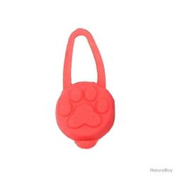 PENDENTIF &Agrave; LED ROUGE POUR COLLIER DE CHIEN