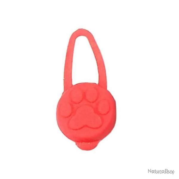 PENDENTIF � LED ROUGE POUR COLLIER DE CHIEN