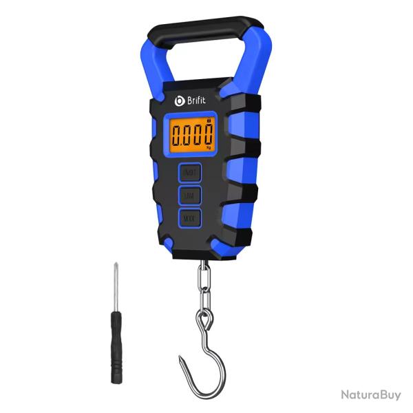 BALANCE DE P�CHE JUSQU'� 50KG PR�CISION DE 15g + ACCESSOIRES - BLEU - LIVRAISON GRATUITE
