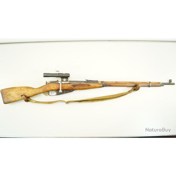 fusil Mosin Nagant mont&eacute; sniper 7.62x54