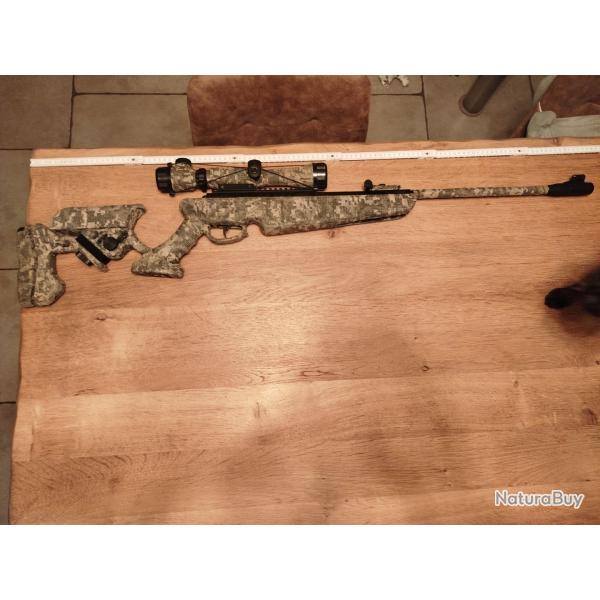 Carabine achet�e en d�cembre 2022. Black OPS Quantico 4.5mm � air comprim� 19.9 joules