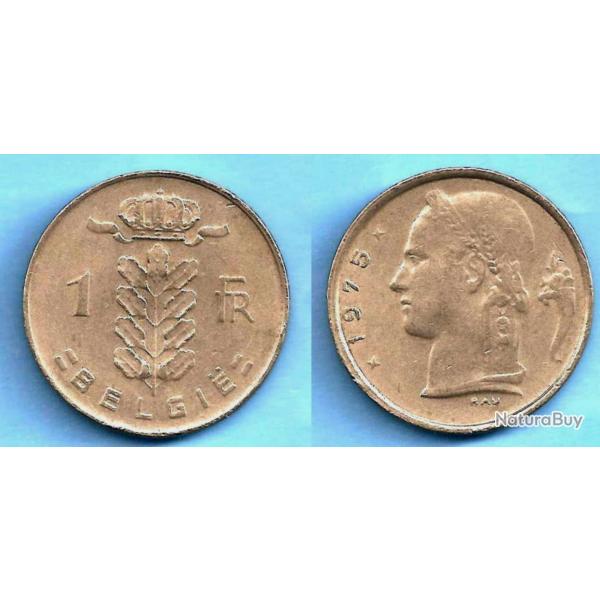 Belgique 1 Franc 1975 Piece