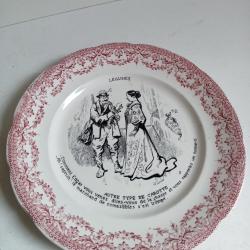 assiettes parlante sarrguemine diam&egrave;tre 19 cm autre type de carotte