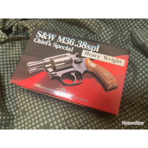 Smith & wesson M36 Chief's special 38spl Heavy Weight Tanaka