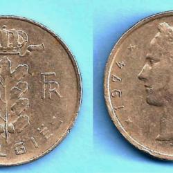 Belgique 1 Franc 1974 Piece