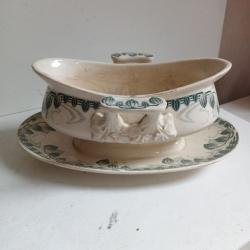 saucier creil et monterau XIX&egrave;me hauteur 8 cm x 23 cm