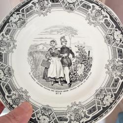 assiette parlante diam&egrave;tre 20 cm num&eacute;ro 3